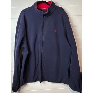 Mens Izod Blue/Red ‎ Jacket Sz XXL